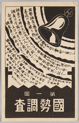 国勢調査記念絵葉書 / Postcard of National Census image