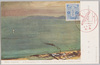 藤島武二画　屋島山上の展望朝霧/A Coastline View of Inland Sea in Morning Mist from the Top of Yashima Terrace, by Fujishima Takeji image