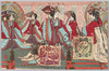 結城素明画　大礼記念　五節舞之図/Painting by Yūki Somei of Gosechi Mai (Five Stanzas Dance) for the Enthronement Ceremony of the Emperor   image