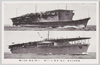 最新航空母艦　(上図)龍驤(下図)鳳翔/Latest Models of Aircraft Carriers: Ryūjō (Top) and Hōshō (Bottom) image