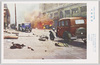 八月十四日支那飛行機より爆撃されたる南京路パレースホテル/On Aug. 14 Palace Hotel on Nanking Road Was Bombed by Chinese Air Force image