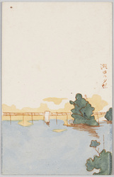 風景画絵葉書(明治大正期成人女性自作) / Landscape Postcards (Painted by an Adult Woman in the Meiji to Taishō Period) image