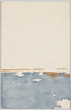 風景画絵葉書(明治大正期成人女性自作)海の景(未完成)/Landscape Postcard (Painted by an Adult Woman in the Meiji to Taishō Period), Seascape (Unfinished) image