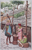 ｢蕃人の粟搗｣/Millet Pounding of Indigenous People image