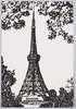森の中から望む東京タワー/Tokyo Tower, Viewed from the Forest image