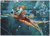 侍女二人と人魚/Two Maids and Mermaid image