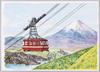 駒ヶ岳ロープウェーと富士/Komagatake Ropeway and Mt. Fuji image