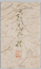 絵葉書　袋　土佐志ぐれ(土佐民芸和紙絵葉書）/Envelope for Picture Postcards, Tosa Shigure (Tosa Folk Craft Washi Picture Postcards) image