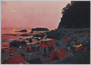 夕陽に映えるキャンパー/Camper in the Setting Sun image