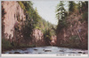 層雲峡大函の景観/View of the Ōbako Cliff in the Sōunkyō Gorge image