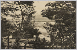 頼政公園より聖石橋を望む / View of Seisekibashi Bridge Seen from Yorimasa Park image