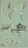 絵葉書　袋　東京名所・上野と浅草（うえの）/Picture Postcards, Envelope, Famous Landmarks of Tokyo, Ueno and Asakusa, Ueno image