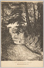 ６．静かなる氷川町付近の小路　ノエル・ヌエット/画/Quiet Road in the Hikawachō District, Sketched by Noel Nouet image