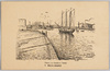 ３．隅田川と築地河岸　ノエル・ヌエット/画/Sumida River and the Tsukiji Outer Market, Sketched by Noel Nouet image