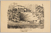 ６．仏蘭西大使館　ノエル・ヌエット/画/French Embassy, Sketched by Noel Nouet image