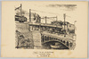 ８．水道橋付近　ノエル・ヌエット/画/Suidōbashi Bridge, Sketched by Noel Nouet image