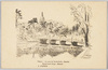５．赤坂弁慶橋　ノエル・ヌエット/画/Benkeibashi Bridge in Akasaka , Sketched by Noel Nouet image