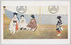 文部省第七回美術展覧会出品　絵葉書　祭りのよそほひ　島成園筆/Work Exhibited at the 7th Ministry of Education Art Exhibition, Picture Postcard: Dressed for the Festival by Shima Seien image