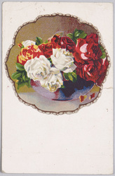 植物　絵葉書　ばら / Plant Painting Postcard: Roses image