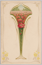 植物 絵葉書 ひなげし / Plant Painting Postcard: Corn Poppies image