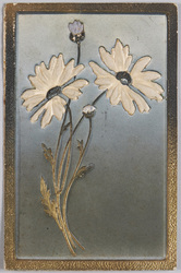 植物 絵葉書 マーガレット / Plant Painting Postcard: Marguerites image