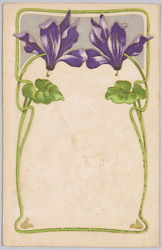 植物 絵葉書 シクラメン / Plant Painting Postcard: Cyclamens image