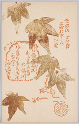 紅葉　絵葉書 / Autumn Leaves Postcard image