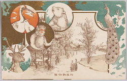 動物絵葉書 附属動物園 / Animal Postcard: Affiliated Zoo image