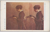 帝国美術院第四回美術展覧会出品　給仕　高村真夫筆/Work Exhibited at the 4th Imperial Art Academy Exhibition: Service at Table, Painted by Takamura Shimpu image