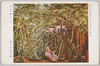 帝国美術院第四回美術展覧会出品　百日紅の下　牧野虎雄氏筆/Work Exhibited at the 4th Imperial Art Academy Exhibition: Under Crape Myrtle Trees, Painted by Makino Torao image