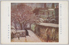 帝国美術院第二回美術展覧会出品　ビヤンクールの雪　廣瀬勝平氏筆/Work Exhibited at the 2nd Imperial Art Academy Exhibition: Snow in Billancourt, Painted by Hirose Kappei image