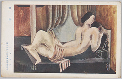 第十五回二科美術展覧会出品　裸体　ザッキン / Work Exhibited at the 15th Nika Art Exhibition: Nude  Painted by Zadkine image