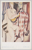 第十七回二科美術展覧会出品　道化役者　ザッキン/Work Exhibited at the 17th Nika Art Exhibition: Clown  Painted by Zadkine image