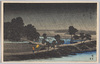 江戸近郊八景之内吾嬬杜夜雨/Eight Views in the Environs of Edo, Night Rain at Azuma Wood image