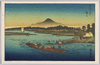 はしばの渡し(広重)/Hashiba Ferry (Hiroshige) image
