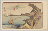 神奈川臺之景/Kanagawa - View of the Embankment image