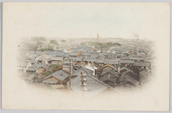 浅草十二階遠望 絵葉書 / Picture Postcard: Distant View of the Asakusa 12-Story Tower image