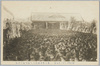 故大隈侯国民葬日比谷公園式場(故大隈候記念事業絵葉書)/State Funeral of the Late Marquis Ōkuma Held at Hibiya Park Ceremony Hall (Picture Postcards Commemorating the Late Marquis Ōkuma) image
