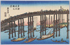 渓斎英泉画　東都永代橋之景　英泉/画　東京　片岡穣/製作/Painted by Keisai Eisen, View of Eitai Bridge in Tokyo, Painted by Eisen, Manufactured by Kataoka Jō, Tokyo image