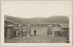 (甲府名勝)甲府第四十九連隊正門 / (Scenic Beauty of Kōfu) Main Gate of the 49th Infantry Regiment Barracks, Kofu image