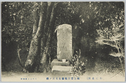 (市川名所)鴻之台古戦場里見氏ノ廟 / (Famous Views of Ichikawa) Kōnodai Old Battlefield: Mausoleum of the Satomi Clan image