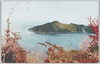 新琵琶湖八景　安土八幡の水郷(長命寺岳よりの遠望)/New Eight Views of Lake Biwa: Lakeside District, Azuchi Hachiman (Distant View from Mt. Chōmeiji) image
