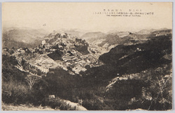 花の吉野　吉野山全景 / Yoshino in Full Bloom, Full View of Mt. Yoshino image