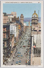 LOOKING DOWN MARKET ST. TOWARD FERRY BLDG. , SAN FRANCISCO, CALIF.  image