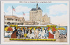 TRAM ON CRESCENT PIER, LONG BEACH, CALIF.  image