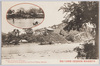 朝鮮鉄道沿線　密陽嶺南楼と密陽江の鮎漁　/Scenes on Chōsen Railways: Yeongnamnu Pavilion in Miryang and Trout Fishing at the Miryang River image