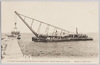西北防波堤方塊据付/Installation of Concrete Blocks at the Northwest Breakwater, Dairen Harbour Works image
