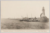 北西防波堤(東港口ヨリ見タル)/Northwest Breakwater (Viewed from the East Harbor Entrance), Dairen Harbour Works image