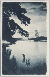 浅瀬で漁をする人 / Men Fishing in Shallow Waters image