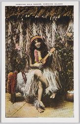 HAWAIAN HULA DANCER, HAWAIAN ISLANDS image